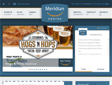 Tablet Screenshot of meridiancentre.com